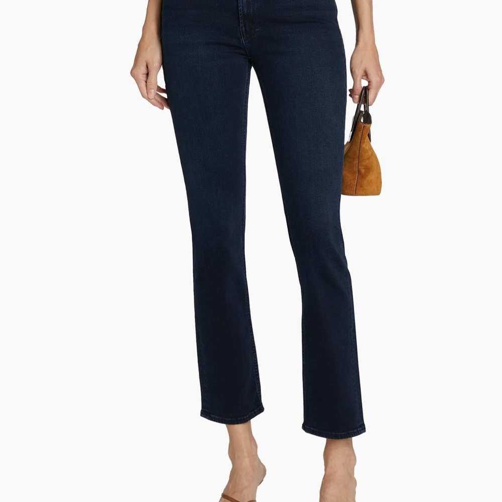 NWOT MOTHER The Mid Rise Dazzler Ankle Deep End Size 25